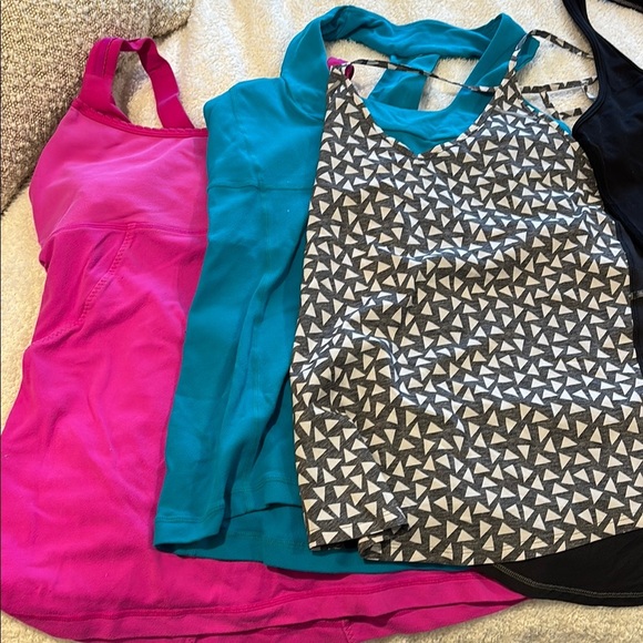 Lululemon Athletica Blue Sleeveless Tank Top Assortment (4 size small, 2, 4) - Picture 4 of 6